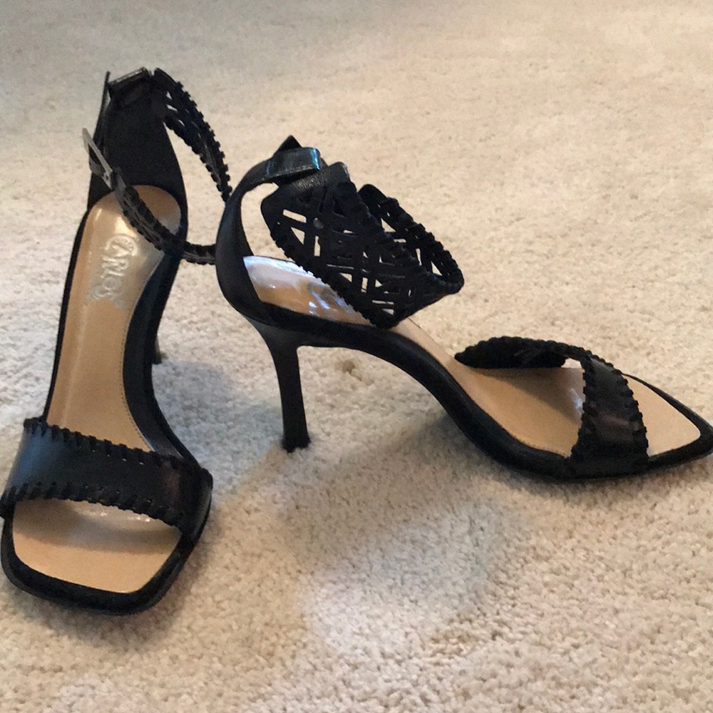 Carlos by Carlos Santana black heeled sandals